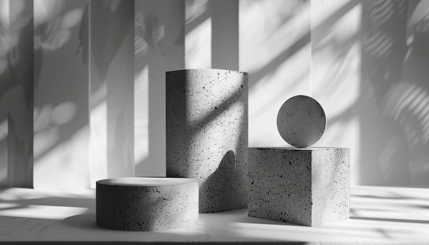 Exploration photographique de l'abstrait en noir et blanc